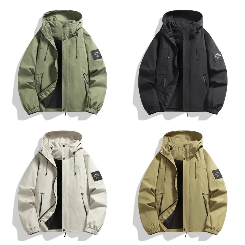 

Men's Outdoor Cycling Sports Spring Autumn Casual Jacket Lightweight Windproof Breathable Fashionable and Versatile Daily Jacket