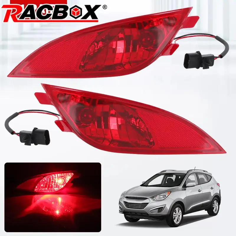 Rear Bumper Reflector Brake Light Tail Stop Lamp For Hyundai IX35 2010 2011 2012 2013 2014 2015 92405-2Z300 Fog Light With Bulb