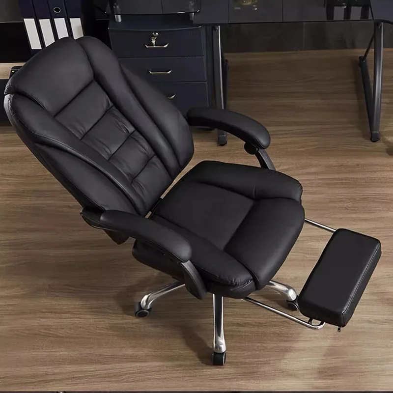 Waterproof Design Office Chairs Arm Extension Luxury Roller Executive Footrest Cadeira Escritorio Office Furniture