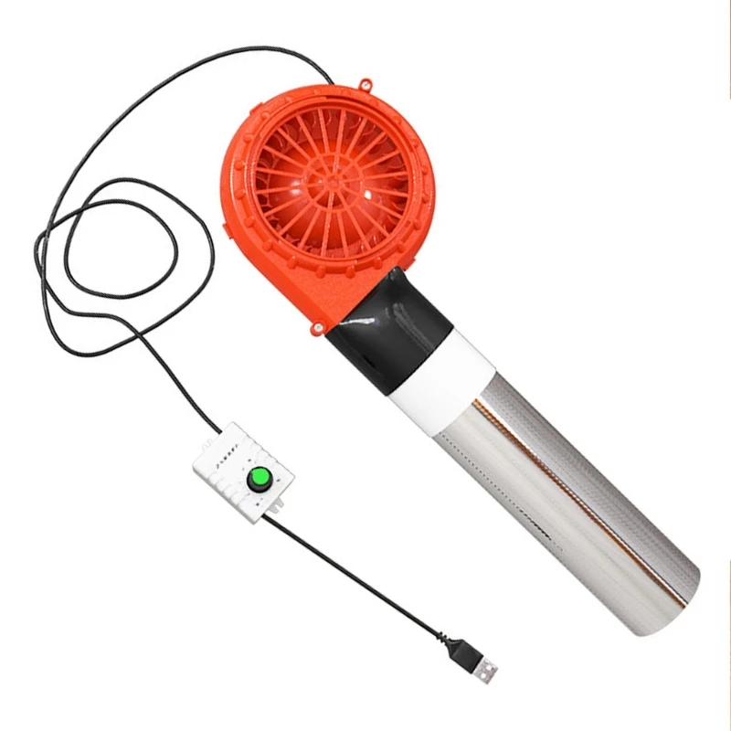 12x3.2cm Blower, USB Powered Fan for Picnic Grill Stove Cooking DIY Cooling Ventilation Exhaust Dropship image 2