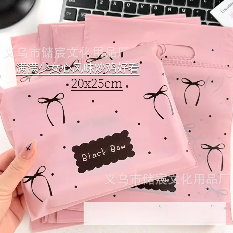 10pcs/set Pink Bow Kpop Photocard Package Holder Large Capacity Storage Organizer  Aesthetic Photo Card Organizer Packaging