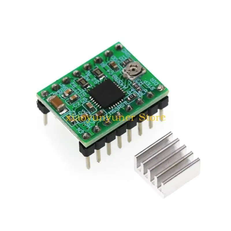 P9JB 1 قطعة A4988 محرك متدرج سائق كامل مع رؤوس بسيطة والتحكم في الاتجاه لمحرك الطابعة NEMA17 ثلاثية الأبعاد #2