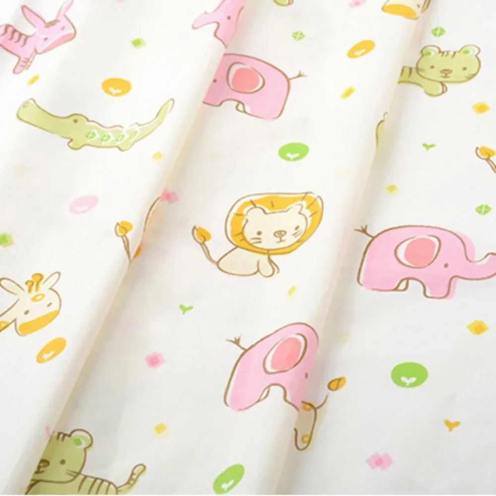 Cotton Twill Baby Cartoon Clothing Soft Bed Sheet Fabric, Bedding Handmade Pure Cotton Printing