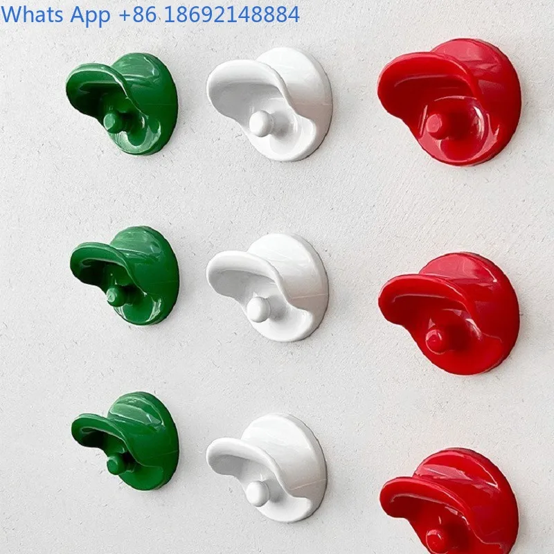 Nordic No-Drill Hook for Wardrobe Wall Hanging Ins Style Bag Single Hook High-End Multi-Functional Clothes Hook