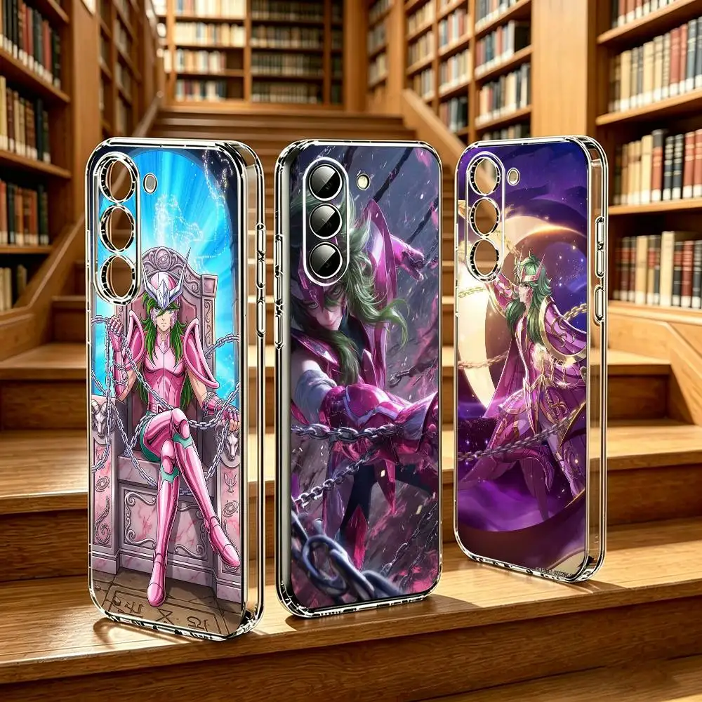 Vintage anime  s-Shun  Phone Case for Samsung Galaxy A55 A06 A16 A26 A36 A56 A25 A35 A15 Transparent Flexible Cover