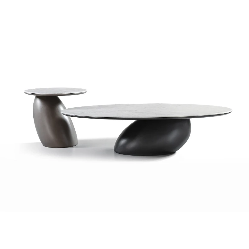 

mushrooms creative simplicity Nordic elliptical round corner table living room coffee table small apartment fibergl