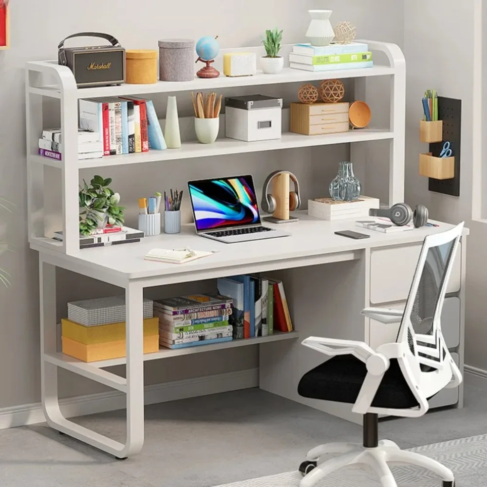 Bedroom Secretaire Office Desks Shelf Computer Table Makeup Office Desks Single Drawers Rangement Bureau Escritorio Furniture