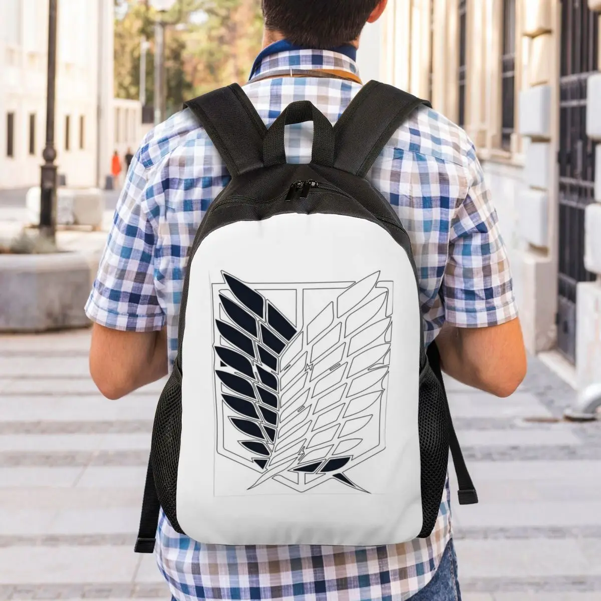 Attack On Titan Backpack Student Boys Girls BookBag School Bag Laptop Shoulder Bags