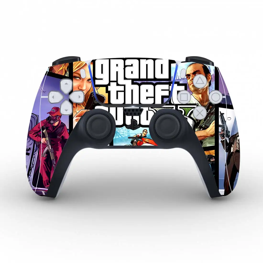 Grand Theft Auto GTA 5 Protective Cover Sticker For PS5 Controller Skin For PS5 Gamepad Decal Skin Sticker Vinyl