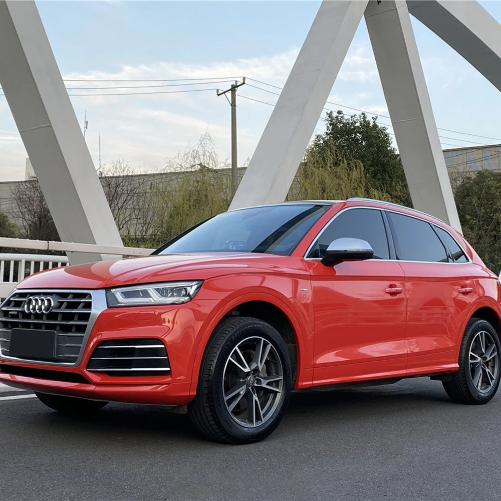 

Виниловая пленка Crystal Gloss Lava Orange для полной оклейки автомобиля, защитная, высококачественная, эластичная, для автооблицовки