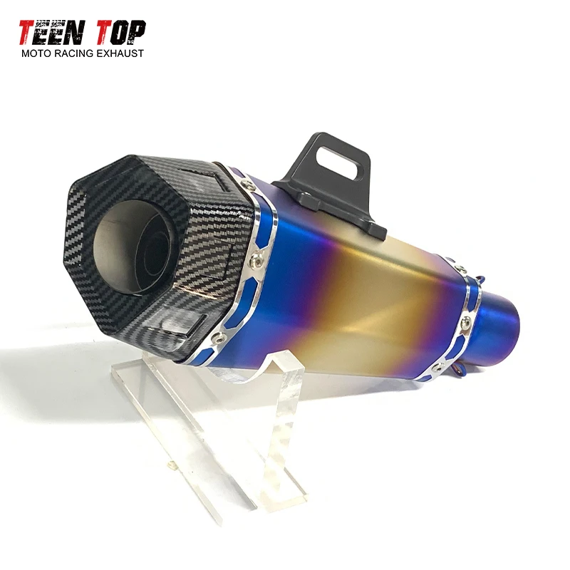 340mm Exhaust Muffler For Honda Forza300 CBR400R CBR500R CBR650R/F CBR600RR Exhaust Tailpipe 51mm Sport Escape Moto Silencieux