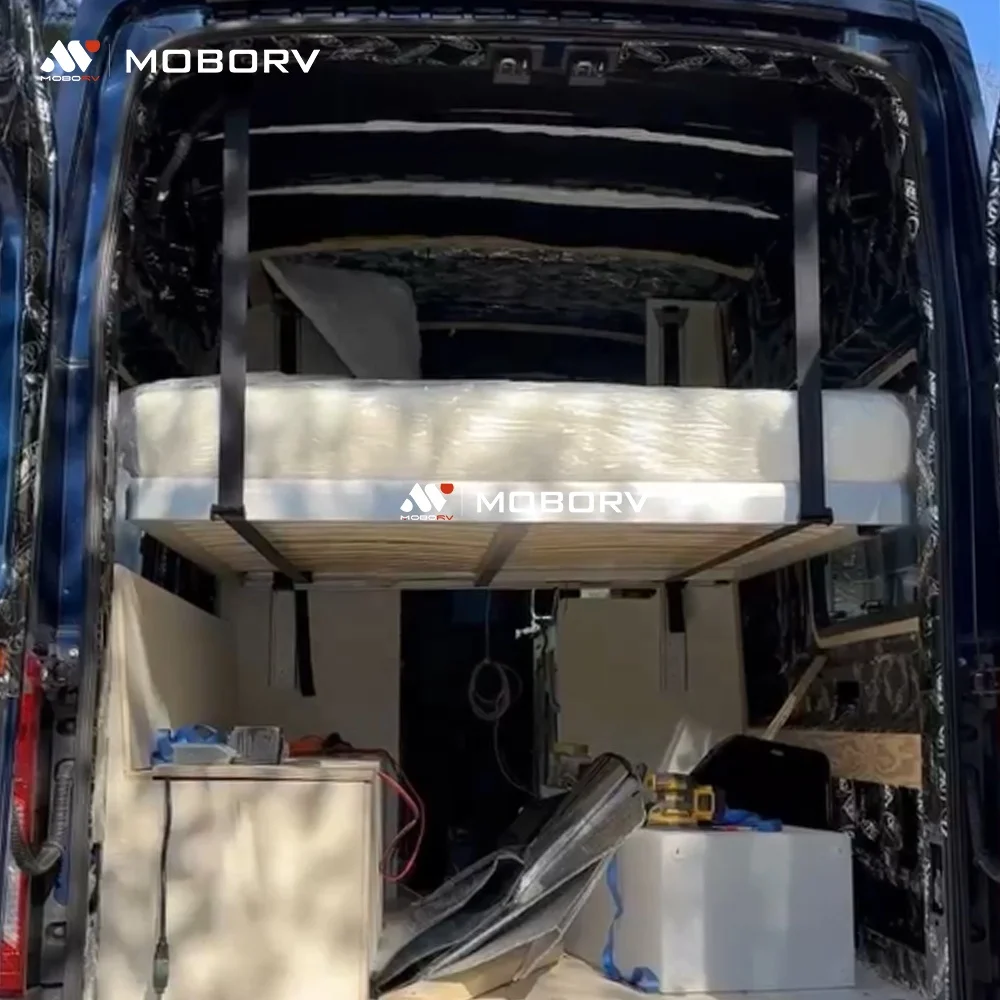 Electric Bed Lift System 12V 24V Aluminum Motorized Lifting Mechanism 250KG Load for Motorhome RV Caravan Camper