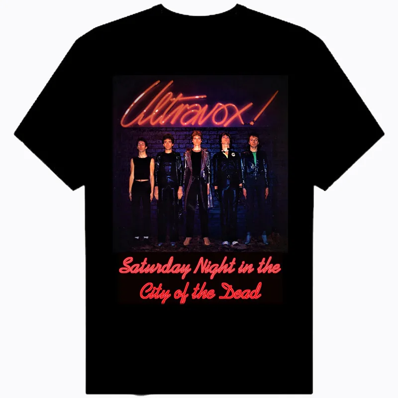 

New Ultravox Saturday Night First Album Tee Shirt All Size Cotton Black T-Shirt