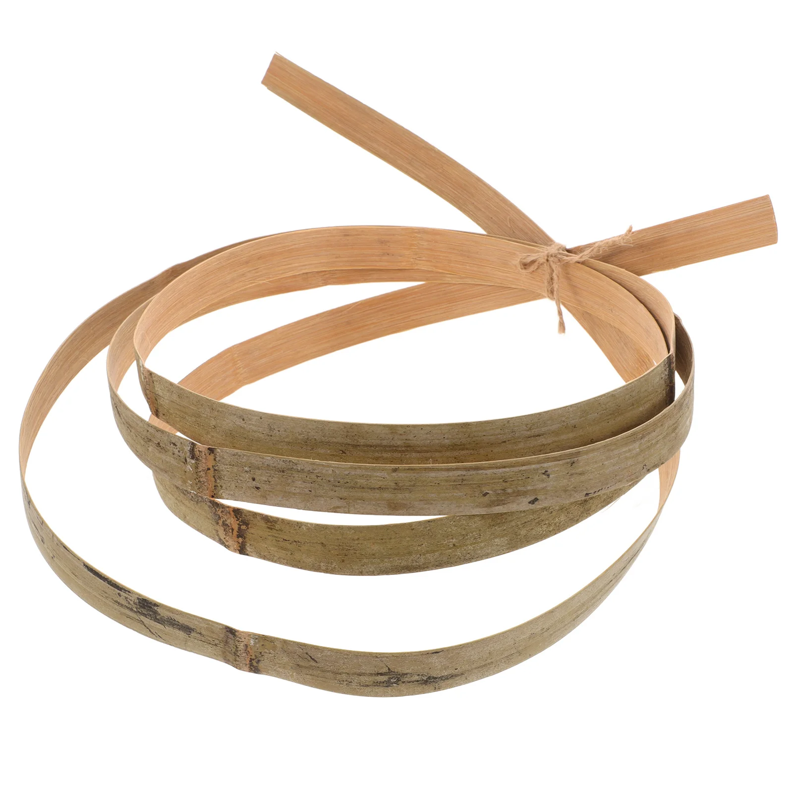 

Flat Strip 1 Roll For Diy Weaving Crafts Durable Smooth Surface Basket Making Supplies Bamboo Weaving Material For Baskets