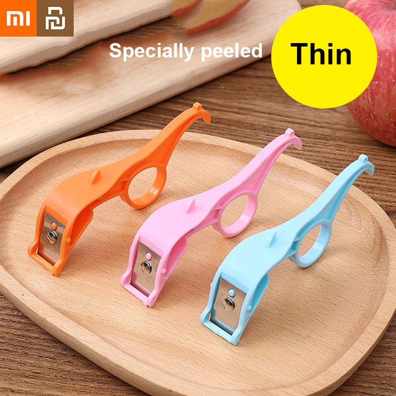 Нож Xiaomi Youpin для чистки фруктов, яблок, киви, апельсинов, Овощечистка из нержавеющей стали, портативный ручной очиститель картофеля, кухонный инструмент
