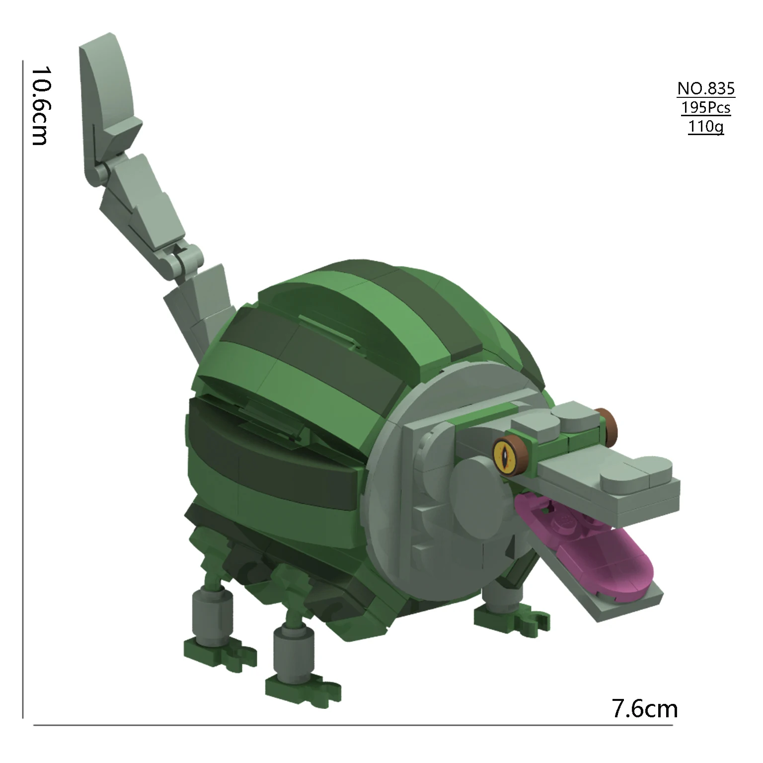 حار AI تونغ تونغ الصحور اللبنات الإيطالية Brainrot عصا خشبية لعبة لعبة MOC القرش سطح المكتب الديكور جمع مضحك هدية #6
