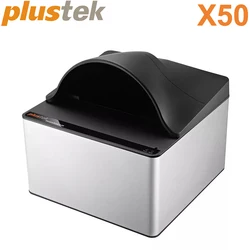 Plustek SecureScan X50 - Passport Reader and ID Card Scanner, Auto-Detect and Scan, Support ICAO Doc 9303 . Software Include