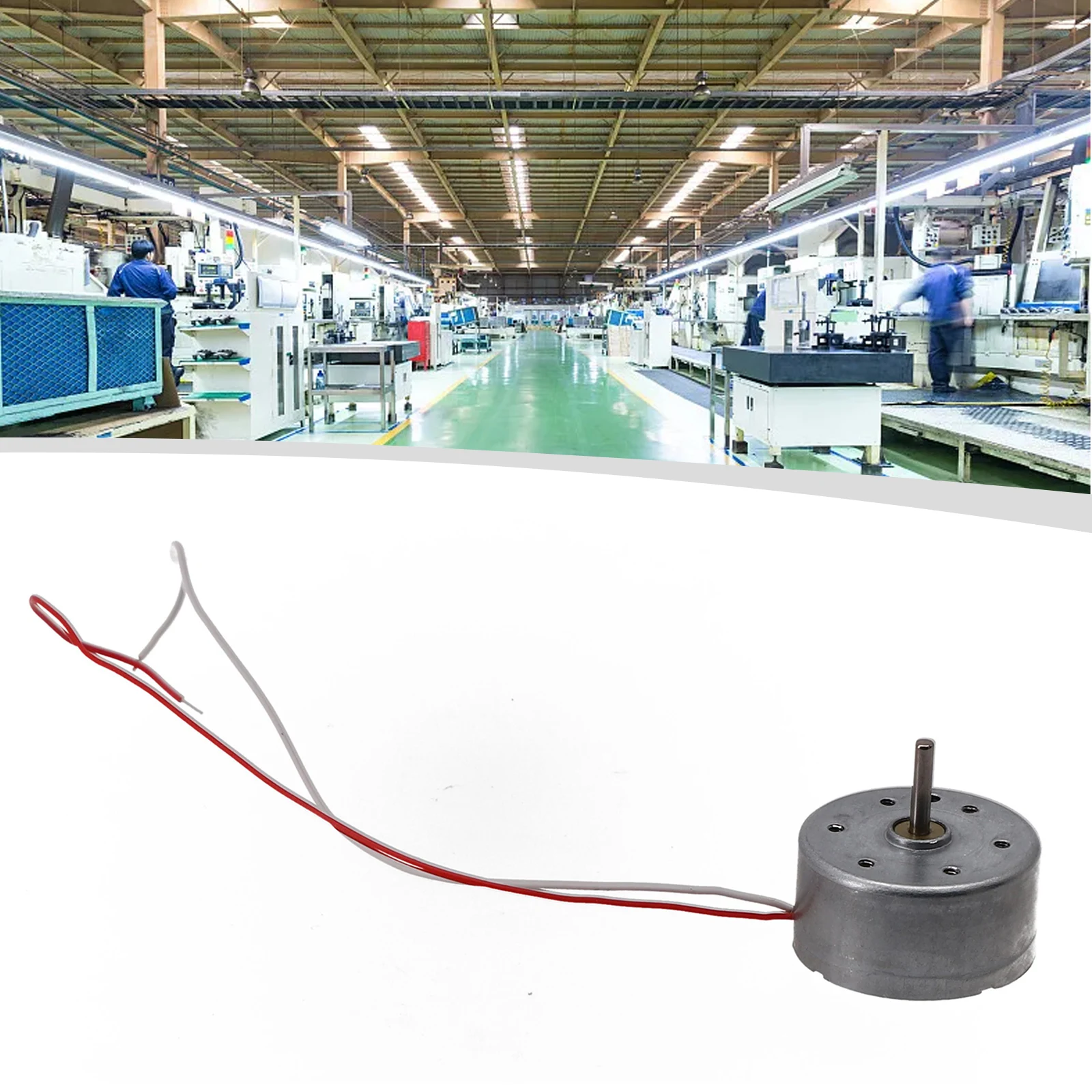 DC Motor RF300CA Miniature Size (24mm) Efficient Performance at 3V 6V Voltage for Electronics and DIY Solar Projects