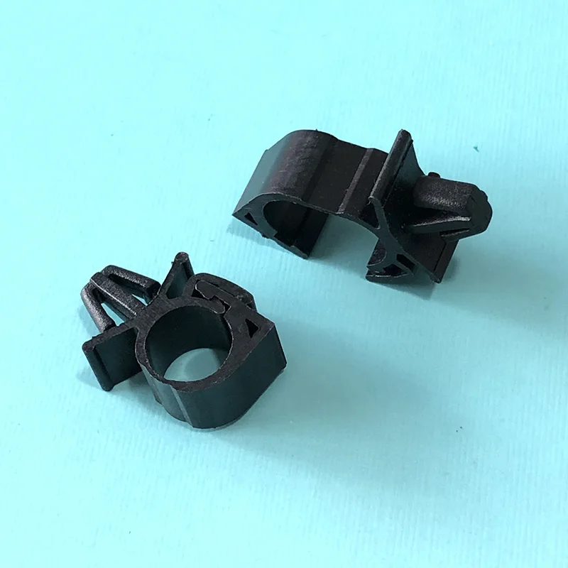 10Pcs Car Wiring Harness Fastener Route Fixed Retainer Clip Corrugated Pipe Tie Wrap Cable Clamp Oil Pipe Beam Line Hose Bracket