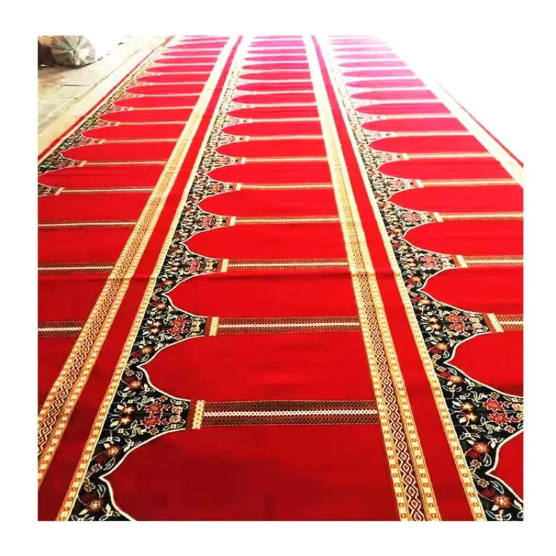 Islamic carpet, embossed printed wall-to-wall Muslim style