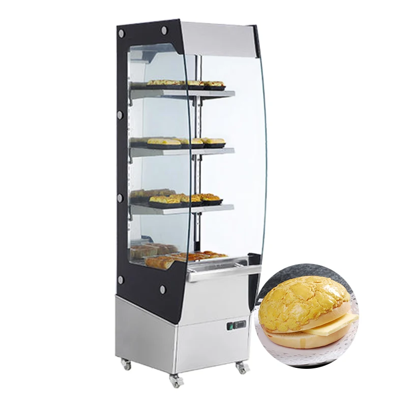 

Commercial Food Heater 4-layer Beverage Juice Vertical Insulation Cabinetpromote sales