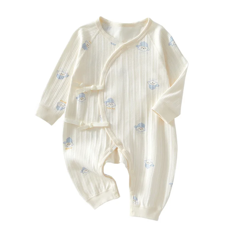 2026 New Four Seasons Newborn Butterfly Romper Baby Cotton Seamless Jumpsuit Infant Casual Onesies Loungewear