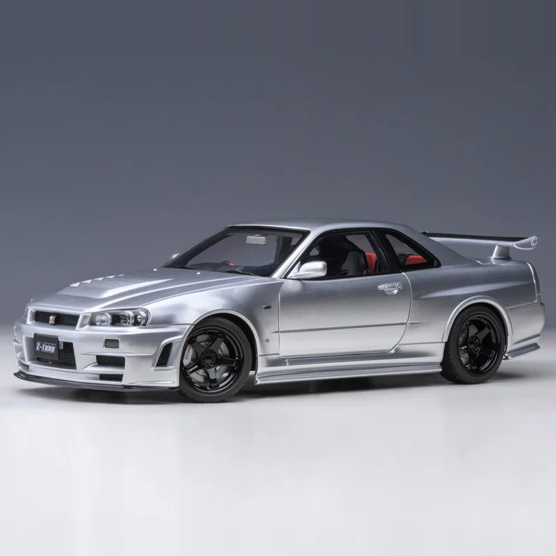 Autoart 1:18 Skyline R34 V-spec II Z-TUNE  JDM Limited Edition Alloy Metal Static Car Model Toy Gift