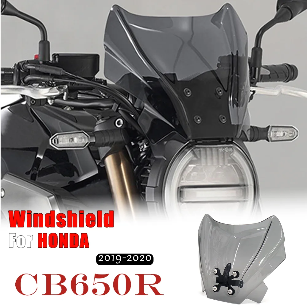 

New Motorcycle Accessories Windshield Wind Deflector Windscreen Fairing Baffle Cover For Honda CB650R 2019 - 2020