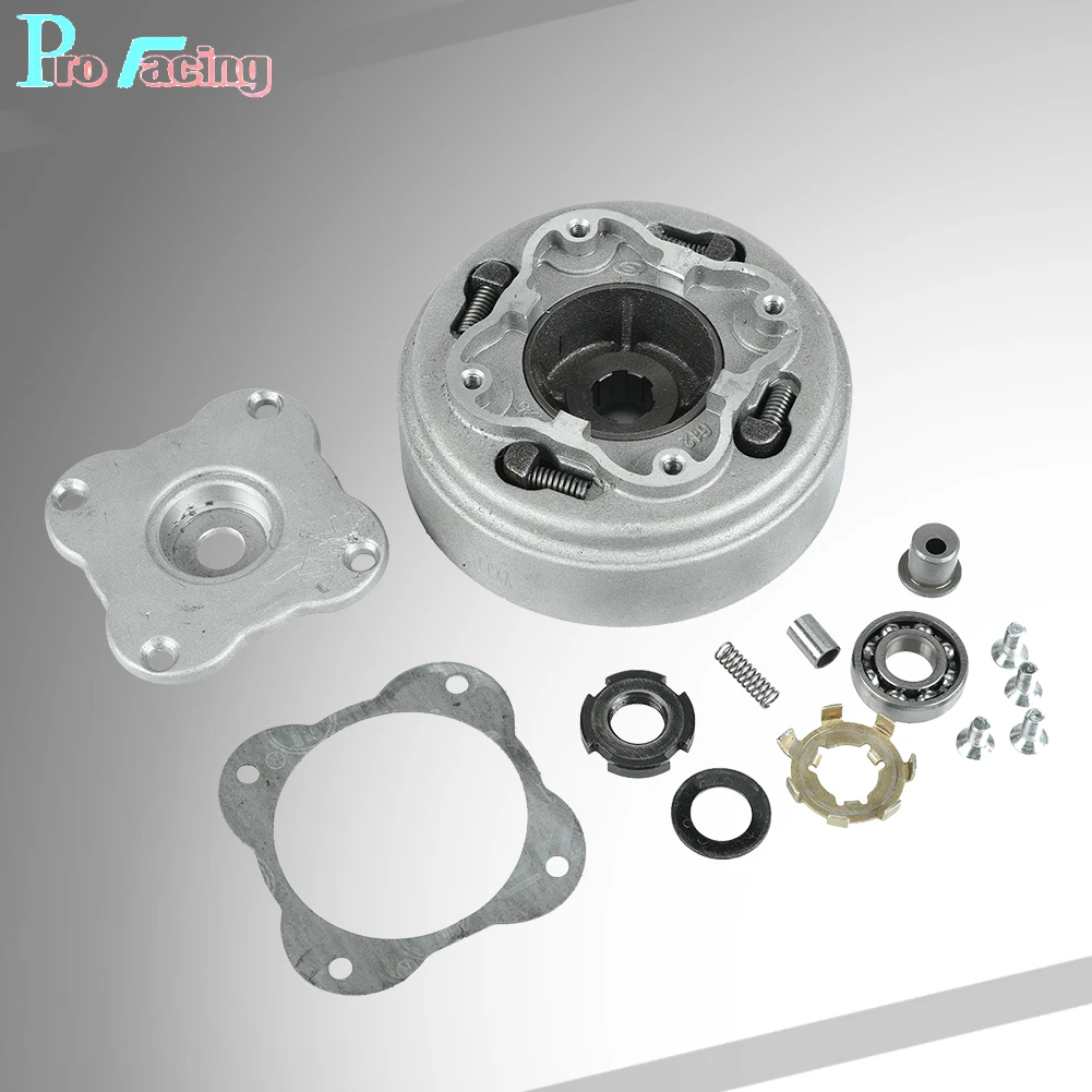 Complete Manual Clutch Assembly kit For Lifan 125cc LF125 52.4mm Bore Start in Neutral Horizontal Kick Starter Engines Pirt Bike