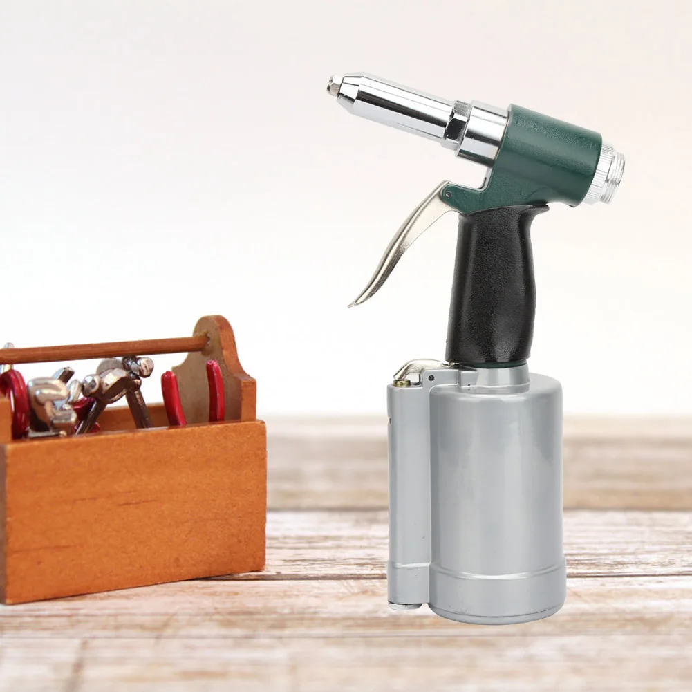 Air Hydraulic Gun Industrial Air Hydraulic Rivet Gun Pneumatic Riveter Kit Set 2.4-4.8mm Pneumatic Rivet Tool Pneumatic Riveter