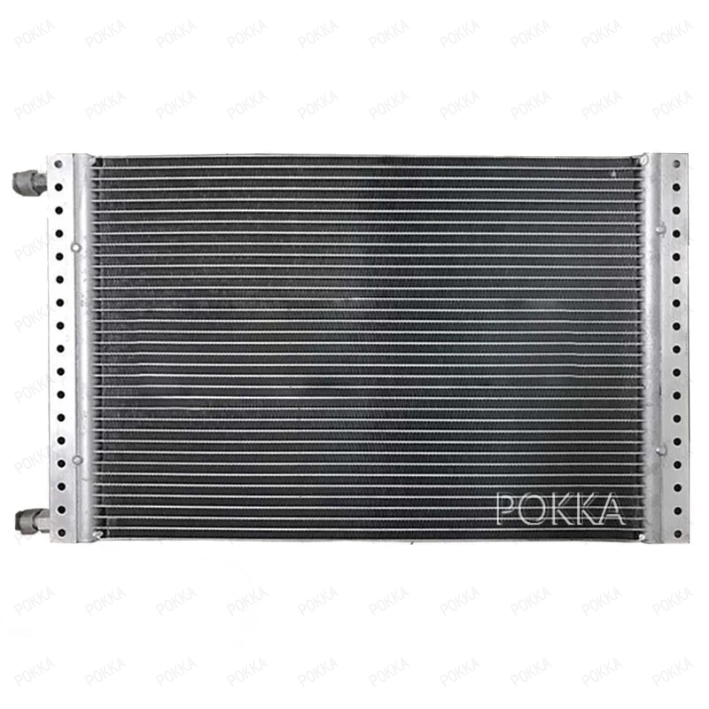 

12''x23''x20MM PF R134Universal Aluminium Condenser Radiator Cooling Fan Set for Vintage Car Truck Hot Rod Radiator A/C Condit