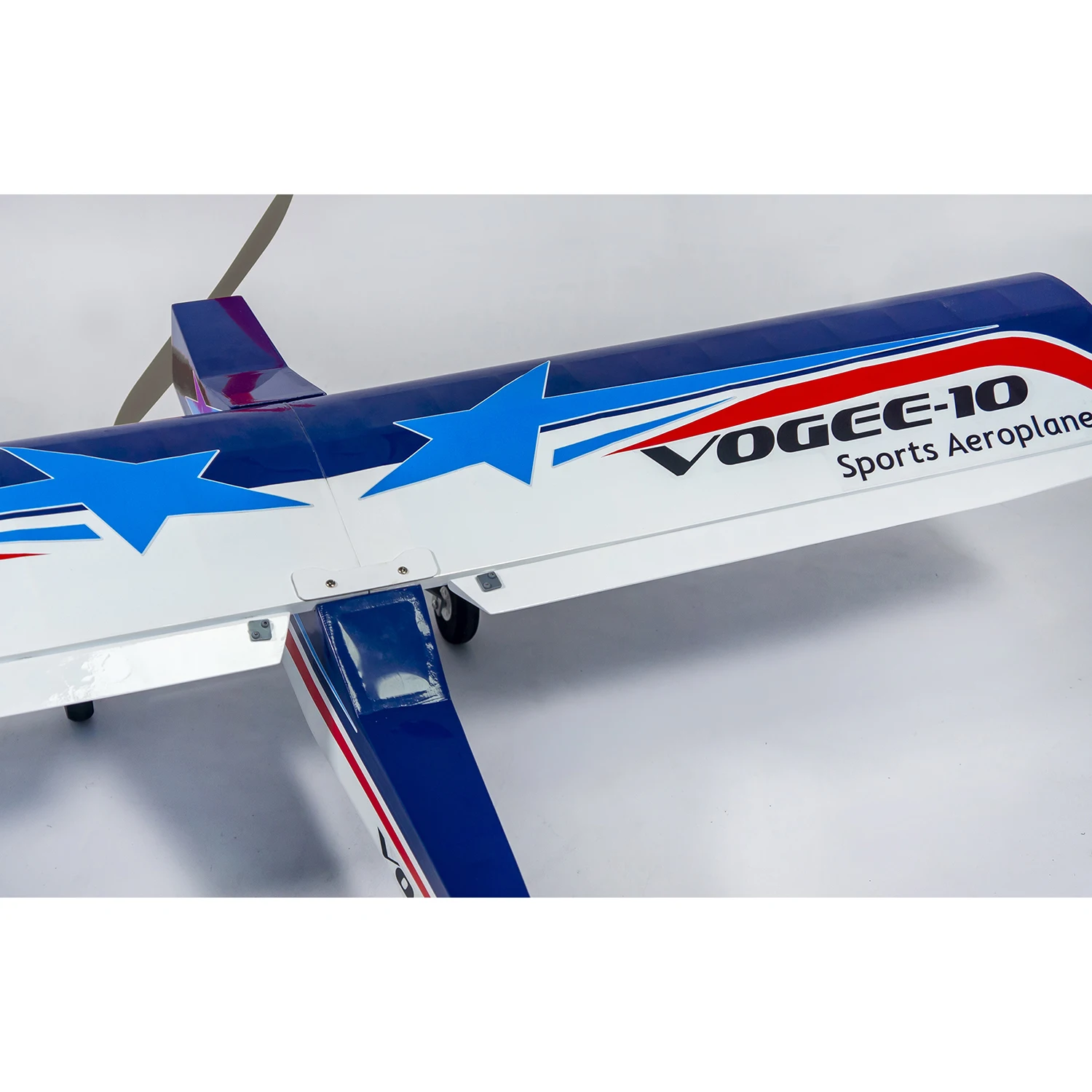 DW Hobby Vogee-10 1070mm Balsa ARF Trainer Kit - Vorgefertigtes RC-Flugzeug PNP Holzmodell – Detail 11