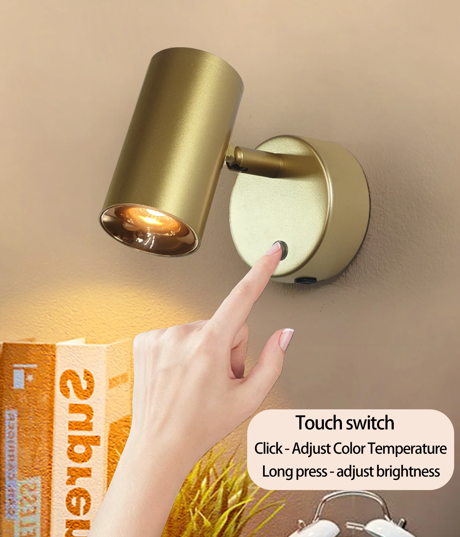 

Перезаряжаемый светодиодный прожектор для поверхностного монтажа, бесплатный прожектор, 3600 мАч, настенный светильник большой емкости, фон, настенный проход, специальный мягкий lig