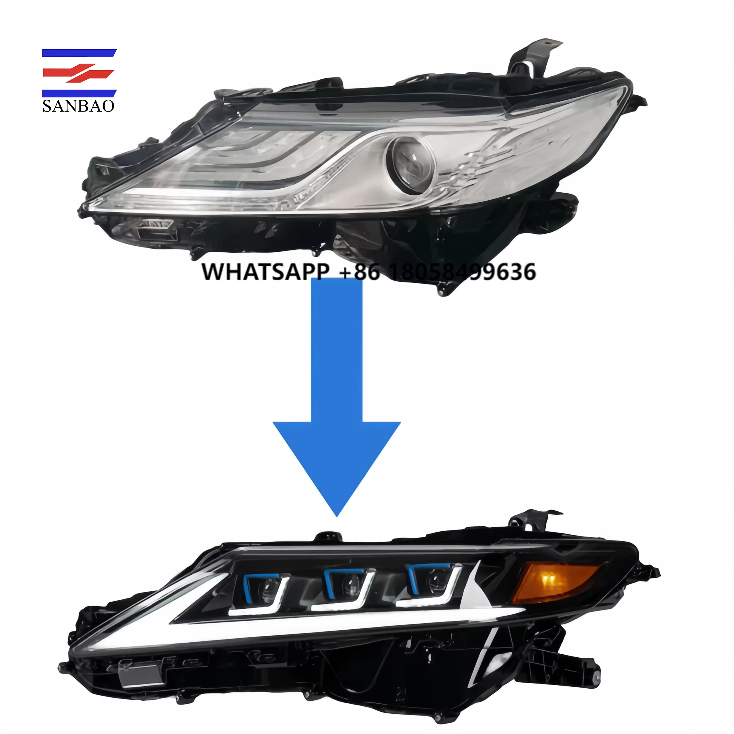 

Factory Direct Sales-For Camry 18-22 HID Modified Headlights-Direct Plug-in