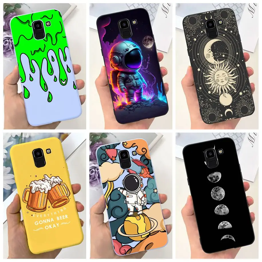 For Samsung Galaxy J6 Plus J8 2018 Case SM-J810F SM-J610F Shockproof Funda Soft Silicone Phone Case For Samsung J6 SM-J600F Capa