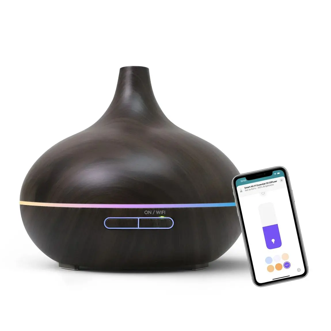 

Meross Smart WiFi деревянный диффузор эфирного масла увлажнитель воздуха голосовое управление увлажнитель для спальни домашние растения поддержка HomeKit