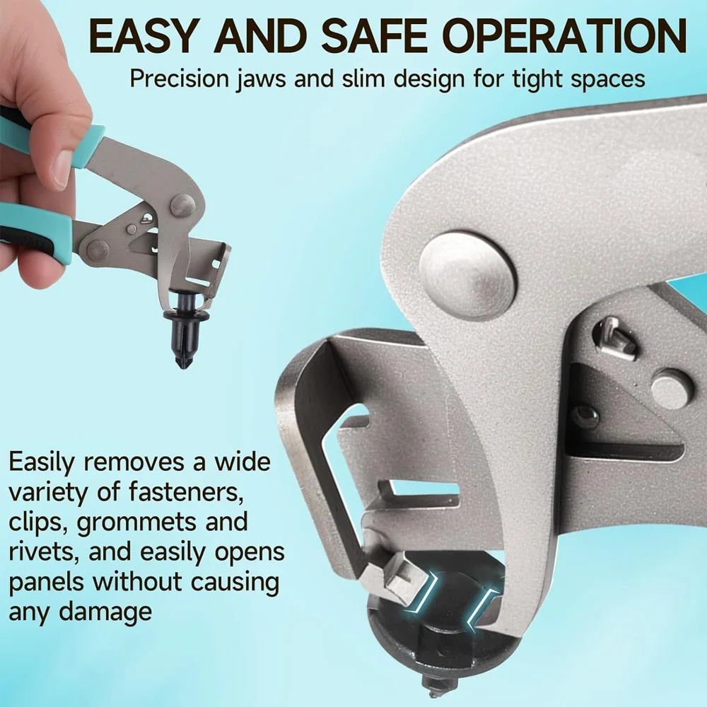 Car Clip Pliers and Disassembly Tools,Car Clip Pliers and Disassembly Tools,Multi-Functional Panel Clip Removal Plier, Buckles