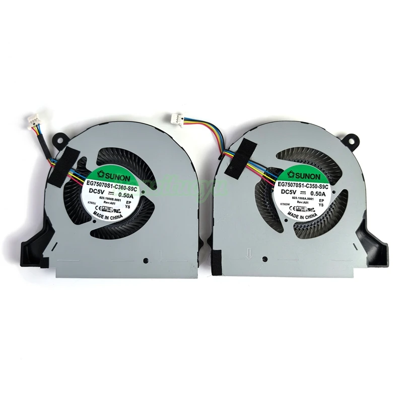 مروحة تبريد جديدة لوحدة المعالجة المركزية للكمبيوتر المحمول لشركة أيسر نيترو V15 V17 VN7-593 VN7-793G N16W3 برودة