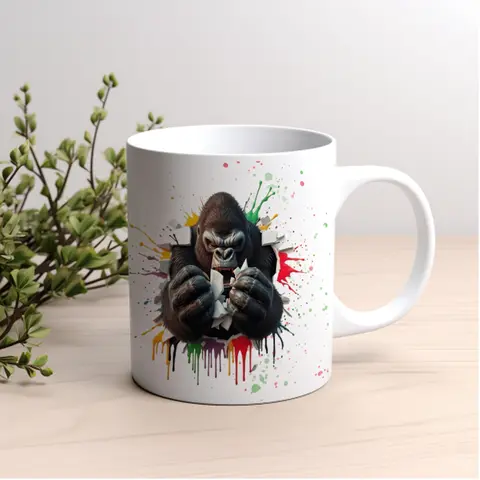 1 पीस 3D ऑरंगुटान स्नो मॉन्स्टर डायनासोर क्रिएटिव सिरेमिक मग मैन बीयर कप ऑफिस टी कप मग बॉय फ्रेंड्स बर्थडे गिफ्ट 10 best sales गॉडज़िला मग - №7