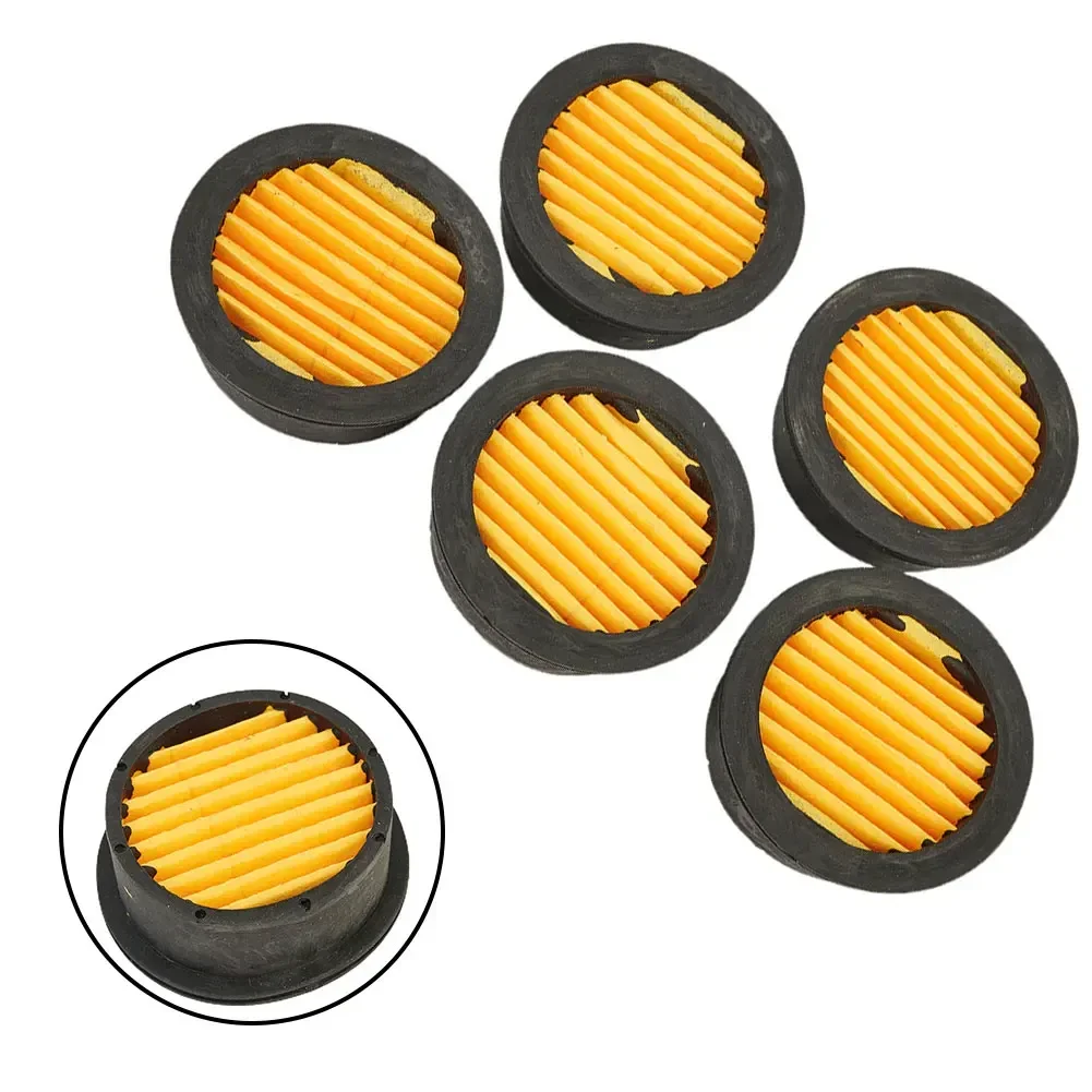 Vacuum Filter Element Filter Filter Plastic Set Silencer Tools Workshop 5Pcs Accessories Air Compressor Pump Repair