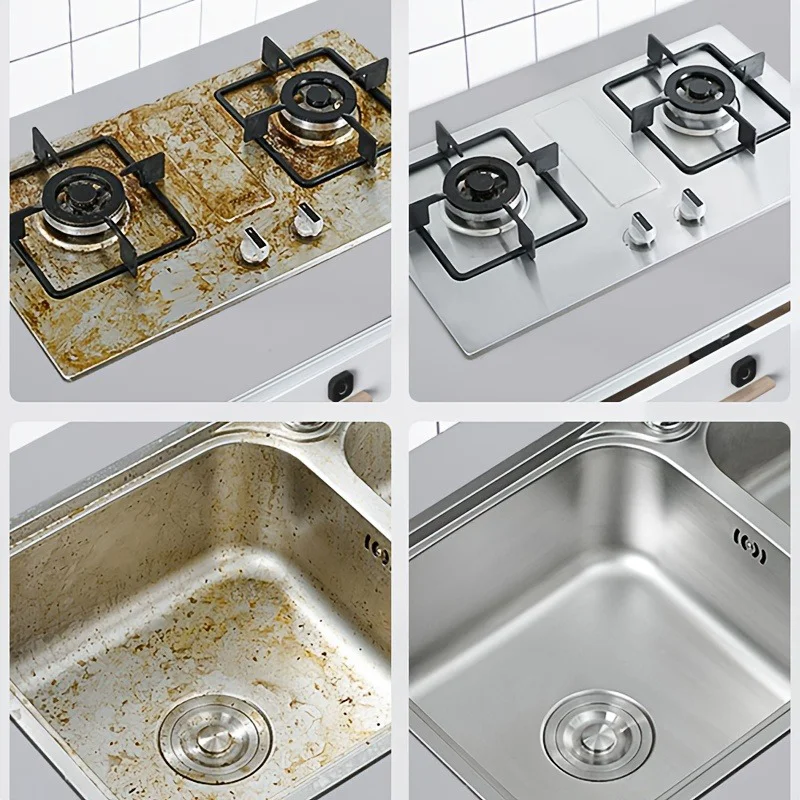 معجون إصلاح المعادن - إصلاح الكروم ومعجون تلميع المعادن. مناسبة لتلميع الكروم لأدوات المطبخ والحمامات #2