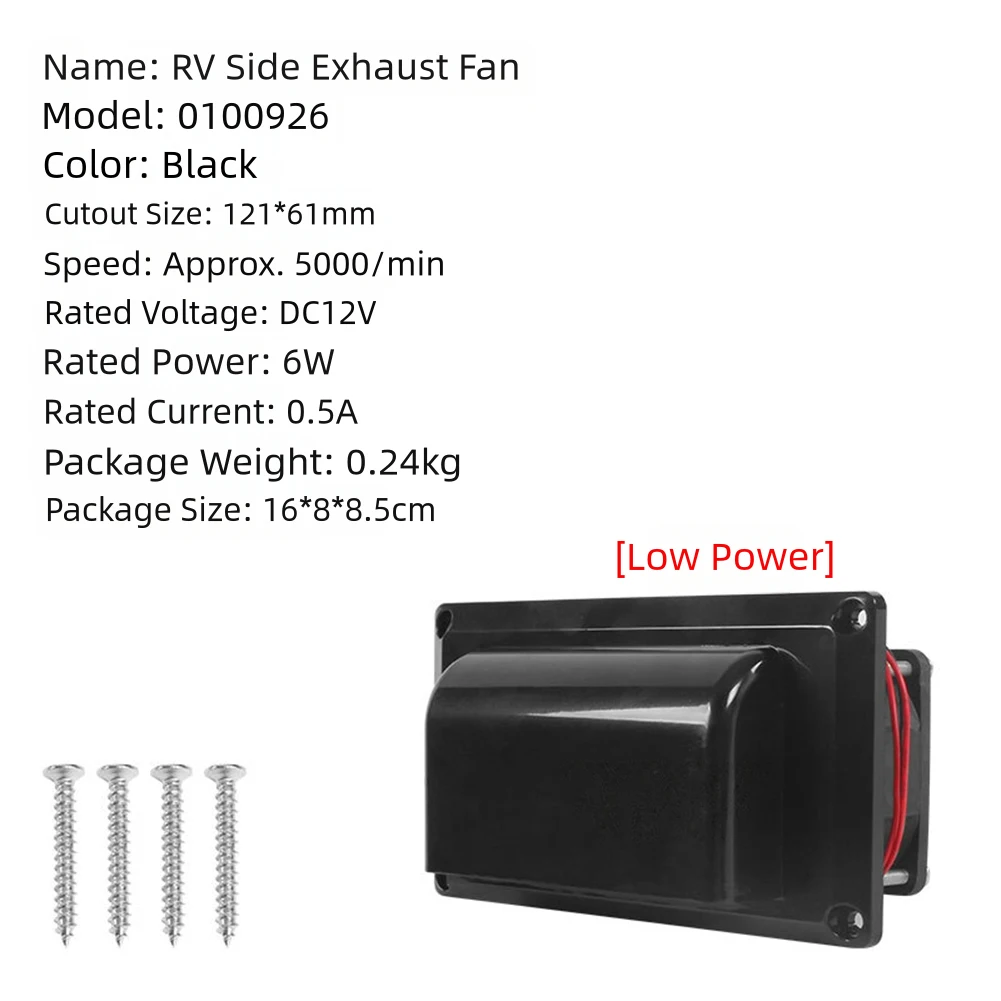 

Moisture Removal Exhaust Fan For Kitchen Space ABS Construction Easy Installation Easy Installation Exhaust Fan