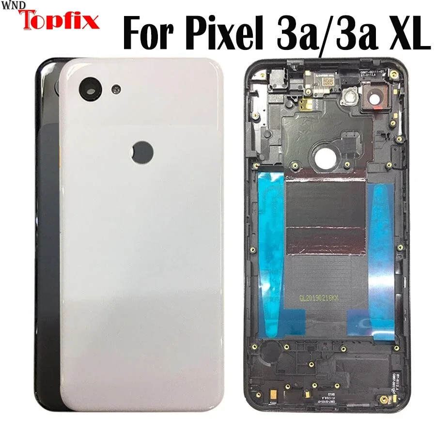 

NEW For HTC Google Pixel 3A Battery Cover Rear Door Housing Case Replacement For HTC Pixel 3A XL Back Battery Cover Housing Case