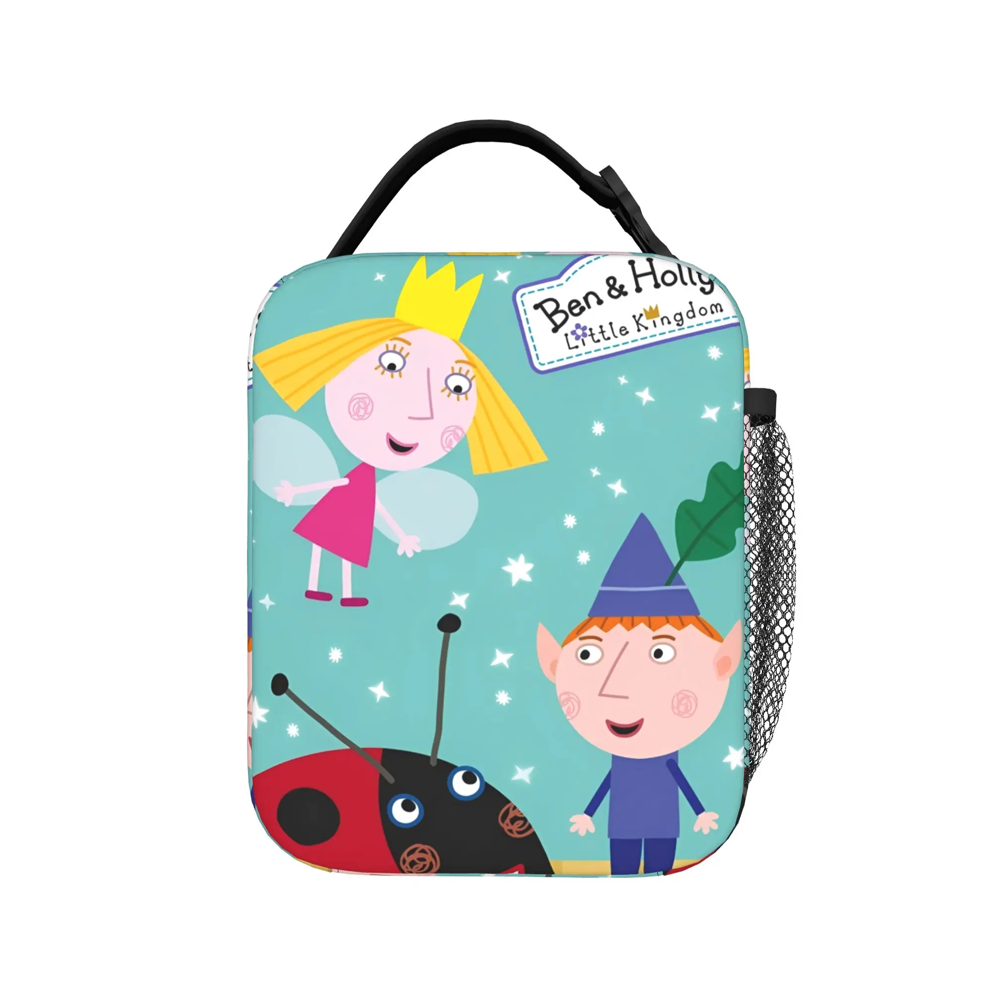 Ben And Holly's Insulated Lunch Bag Thermal Bag Reusable,Lunch Container  Wonder Realm Portable Lunch Box Tote Food Bag