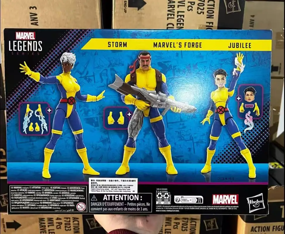 In Stock, Hasbro Marvel Legends, Storm Girl, Julie, Li Qianhuan, Forger, Three-person Set, 6-inch, Movable Doll Model view 3
