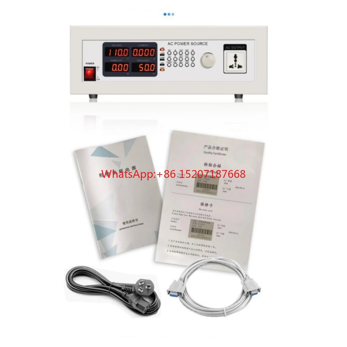 MYAMI 300V 500VA 1000VA Variable Frequency Laboratory Programmable Ac Power Supply for aging test