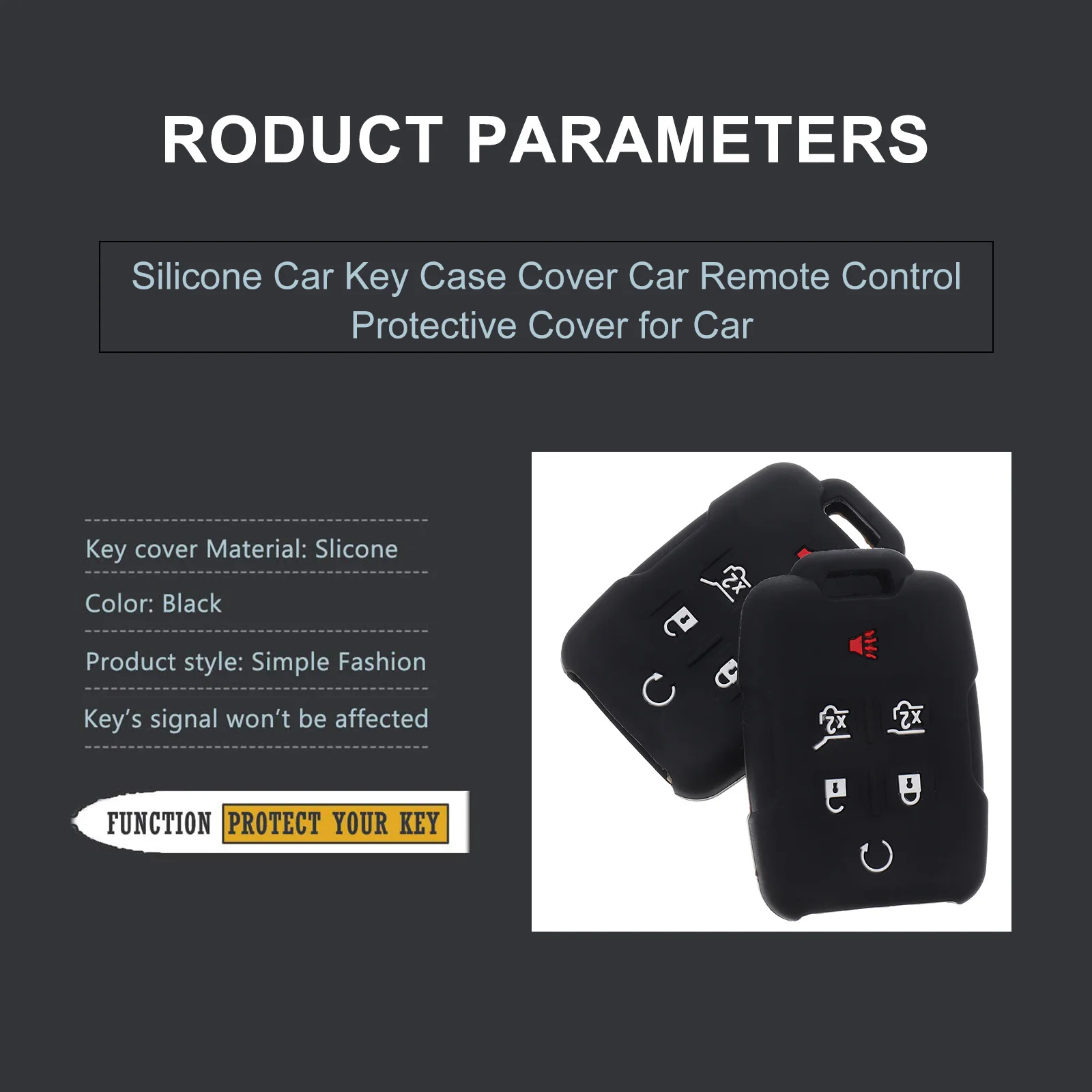 

2Pcs Car Key Storage Bag Premium Material Silicone Design Stylish Durable Protection for Auto Keys Car Key Cover