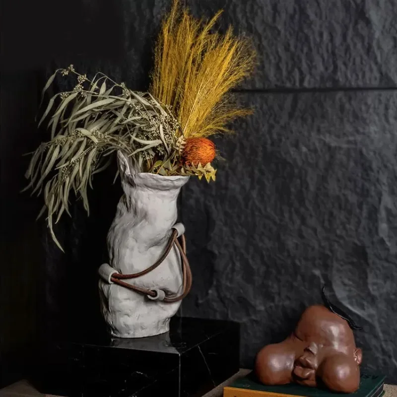 

Modern simple and creative flower ware fruit plate ornament homestay home desktop soft decoration
