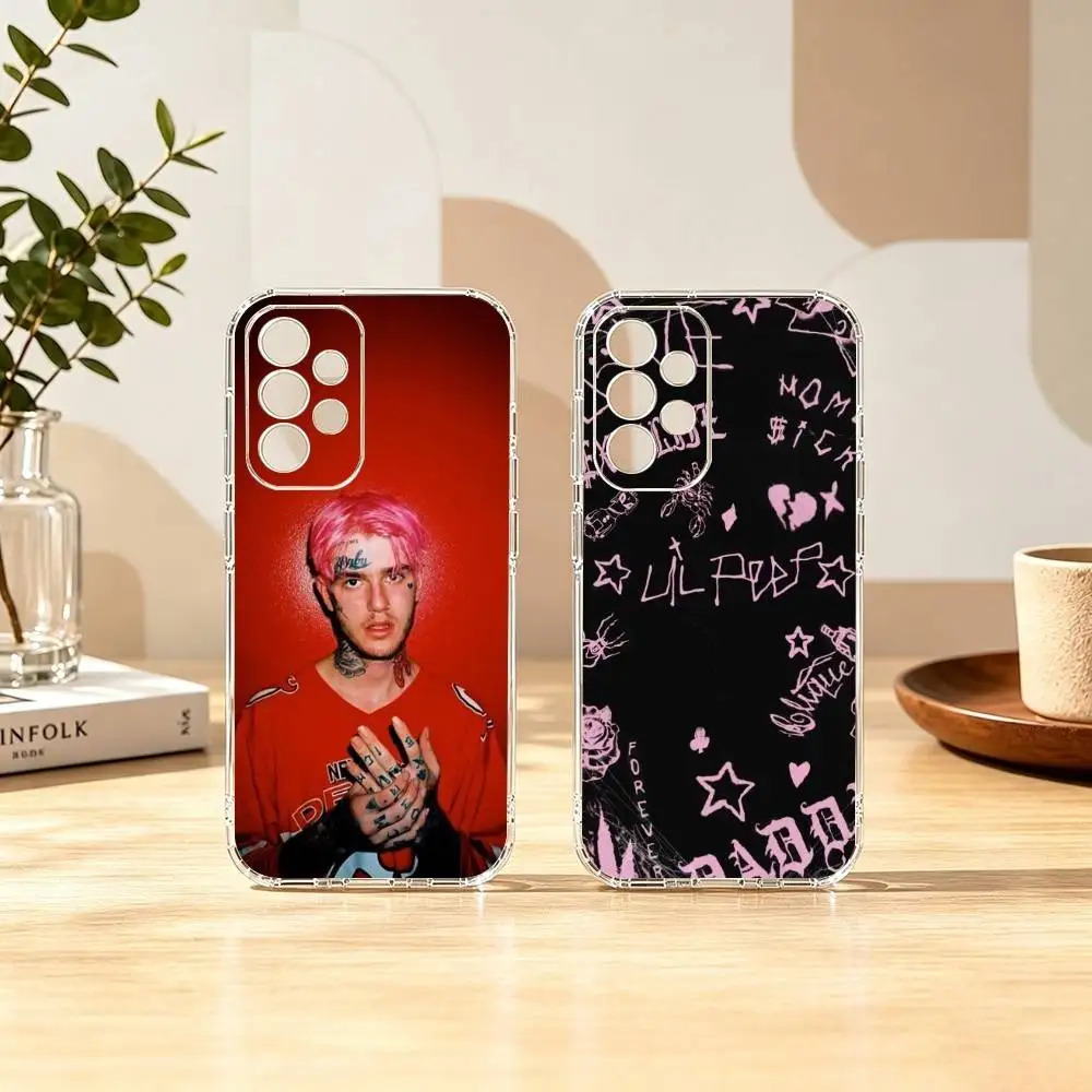 Tribute Hot Rapper L-Lil Peep gift  Phone Case For Samsung S25,S24,S21,S22,S23,S30,Ultra,S20,Plus,Fe Transparent Cover