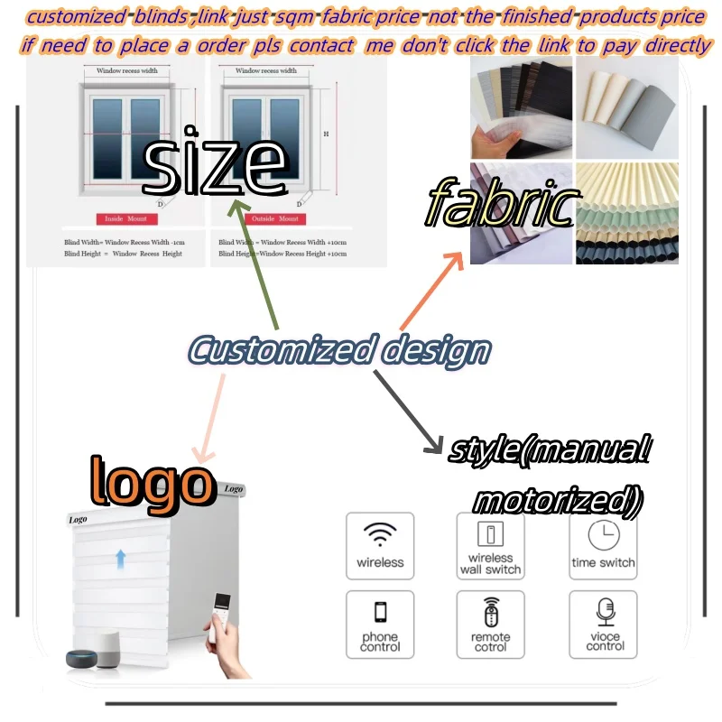 Custom Superior Quality Polyester Wireless  Smart Google WiFi App Control Stop Free Roller Blinds For House view 6